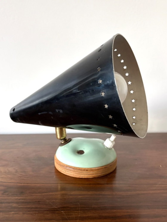 Vintage small adjustable wall light from the 40s/50s, Metal, mint (photo 7 of 10)