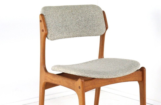 Image 1 of Set of 4 Erik Buch chairs O.D. Mobler model 49 vintage Danish