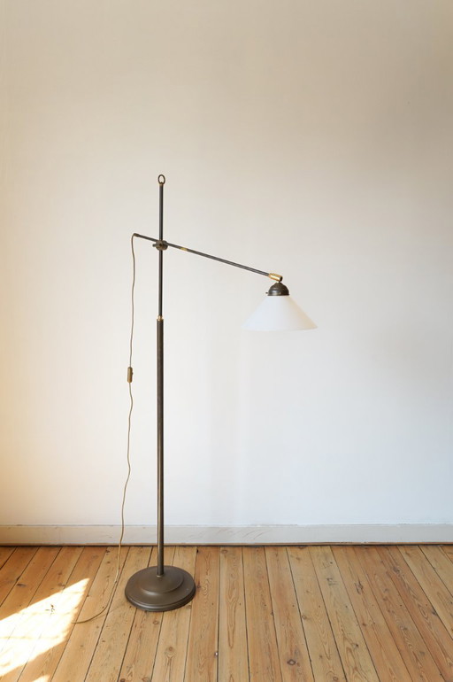 Lampada vintage con pompa dell'acqua – vloerlampen, Glass