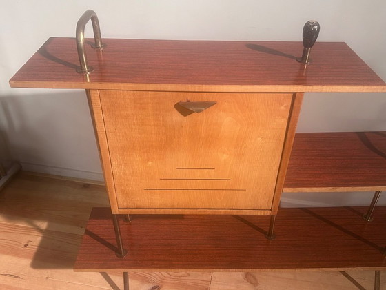 Image 1 of Mobile bar/scaffale in stile Mid-Century Modern anni Cinquanta