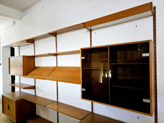 Image 1 of Kai Kristiansen wall shelf 60s 70s Vintage Teak Mid - Century