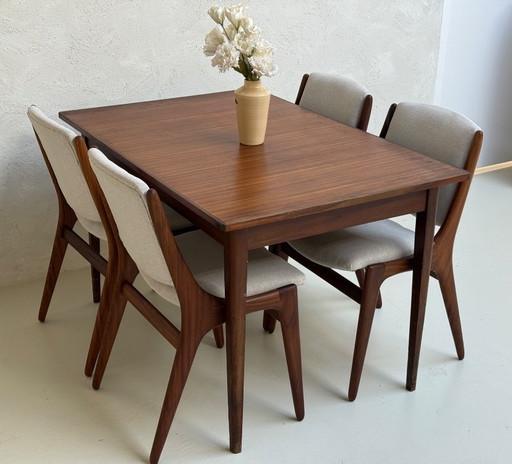 Seltenes Vintage Esszimmerset 1960 | Mahjongg Holland | Cees Braakman