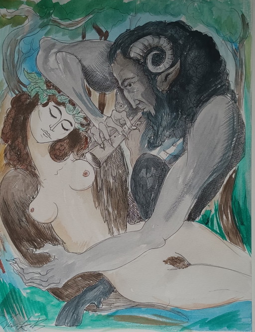 - Fauno y Ninfa