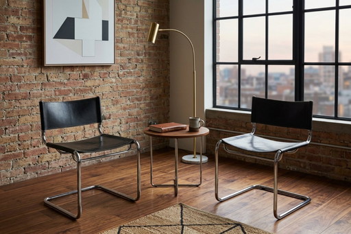 Par de sillas vintage de los años 70 – estilo Bauhaus / Cesca