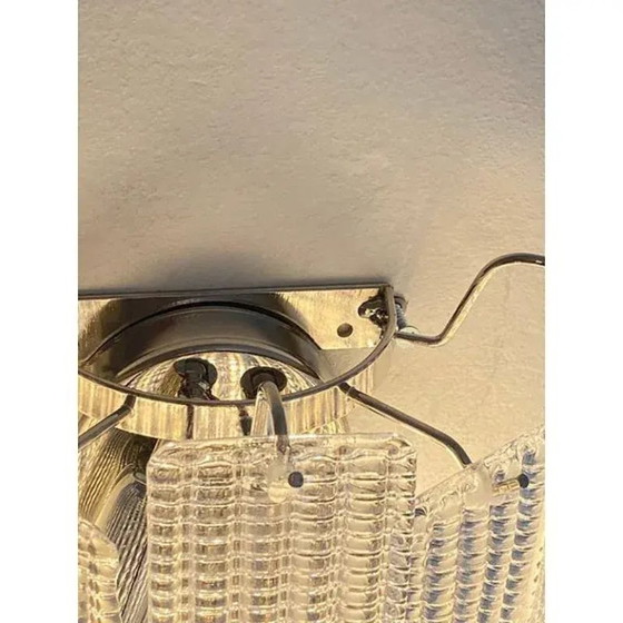 Image 1 of Simoeng “Listelli” Murano glazen wandlamp met diamantvormige strepen