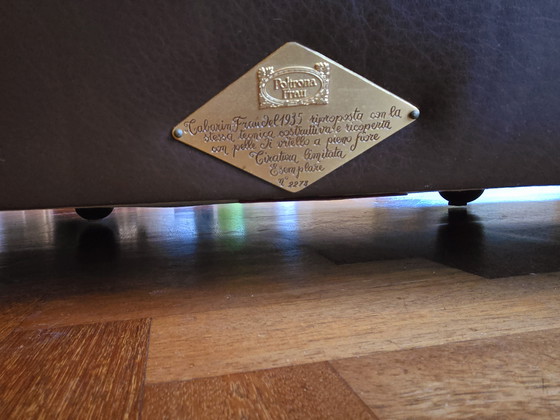 Image 1 of Poltrona Frau sofá de cuero marrón