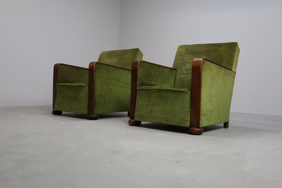 Image 1 of Paar Art-Déco-Clubsessel, um 1930