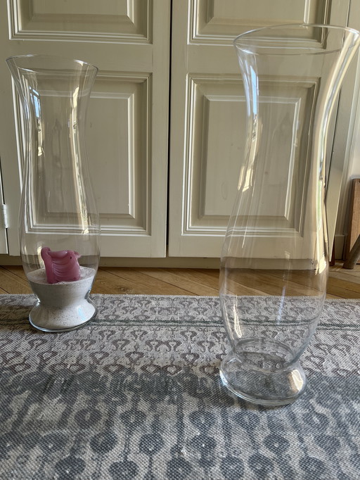 pare-vent pour bougies/vase