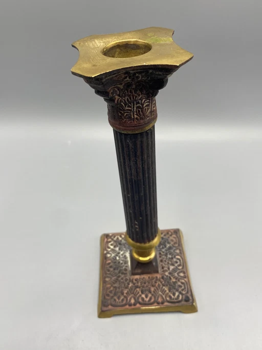 Neoclassicistische zuilkandelaar – tijdperk Napoleon III – decoratieve objecten (photo 2 of 5)