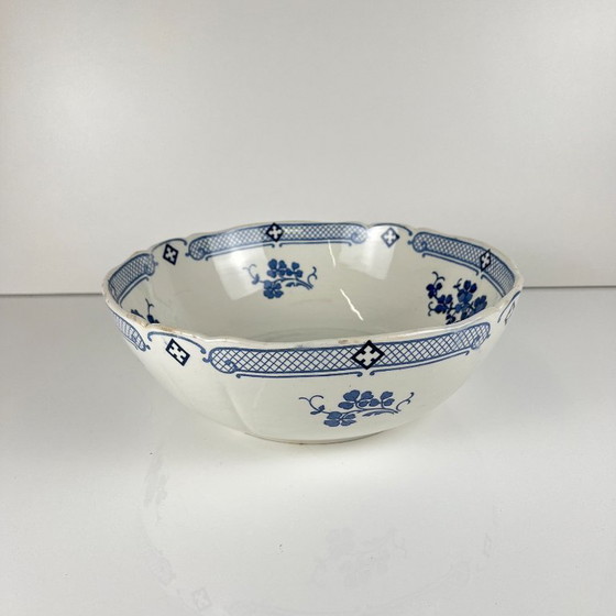 Image 1 of KG Insalatiera Lunéville Terre de Fer, modello "Jane", blu, 1890-1915