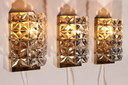 Rare ensemble de 3 lampes murales scandinaves Vitrika Gloria