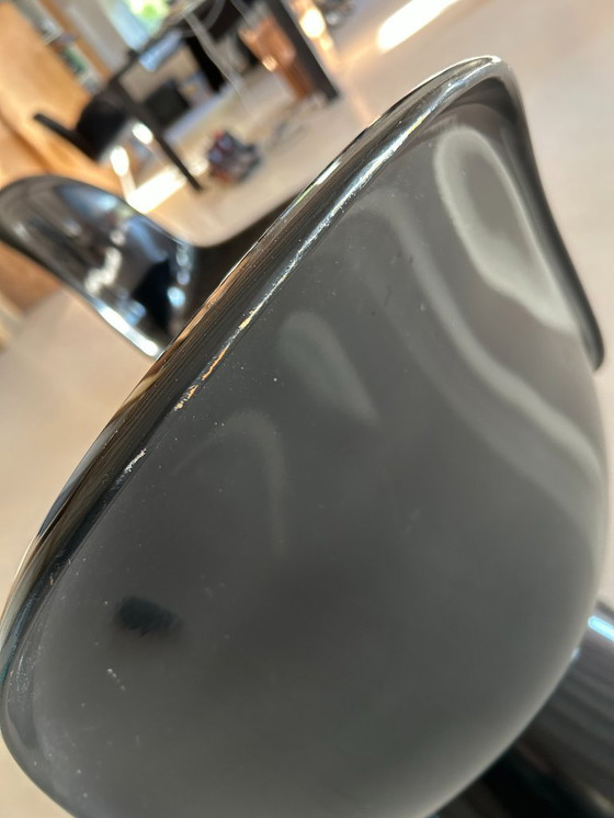 Image 1 of 2x sedia Verner Panton Classic, Herman Miller/Fehlbaum, nera