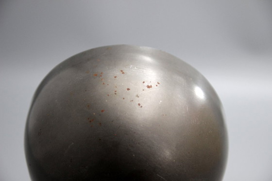 Image 1 of KAISER idell 6722-T “Baby Dell” metal table lamp * embossed dome * 1930s * Bauhaus * Vintage