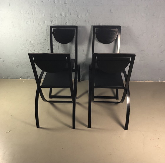 Image 1 of 4x Chaises à sinus de Karl Friedrich Förster