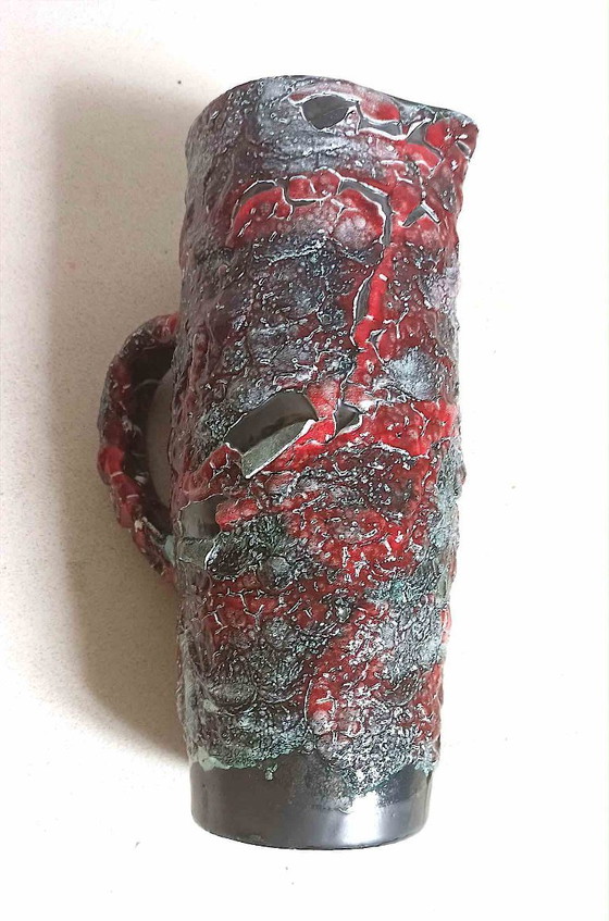 Image 1 of Vallauris Fettlava-Krug, Höhe 28,6 cm