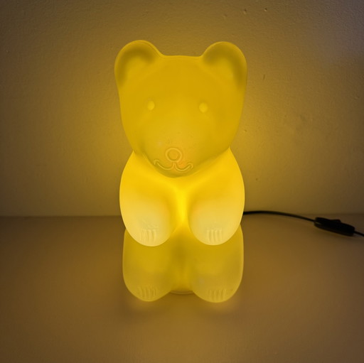 Vintage Gummy Bear Teddy Bear Lampje Geel Vintage