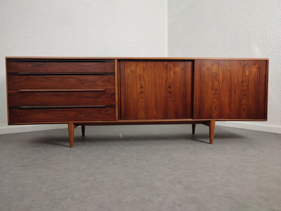 Image 1 of Ib Kofod Larsen 50's rosewood + teak sideboard 