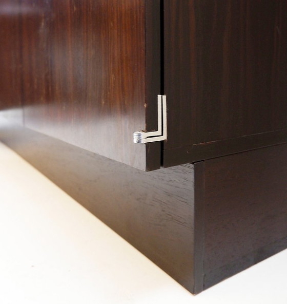 Image 1 of Mid-century modernist 4-door sideboard by De Coene - 1960s