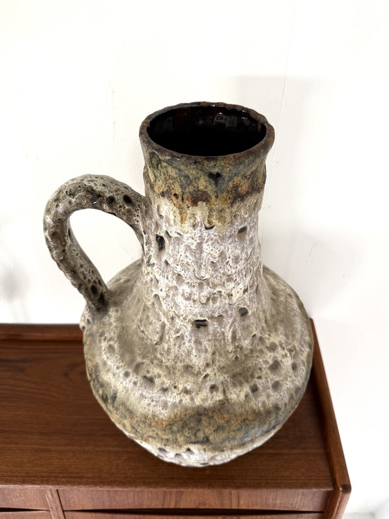 Image 1 of Vintage ceramic fat lava vase, West Germany ‘60