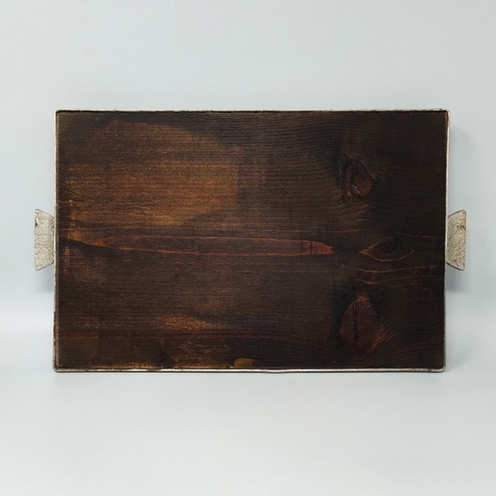 Image 1 of Prachtige geometrische art-deco dienblad uit de jaren 30. Gemaakt in Frankrijk.