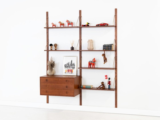 Teak Modular Shelving Unit, Danish Design, 1960s, Made In Denmark – Wood (photo 3 of 15)