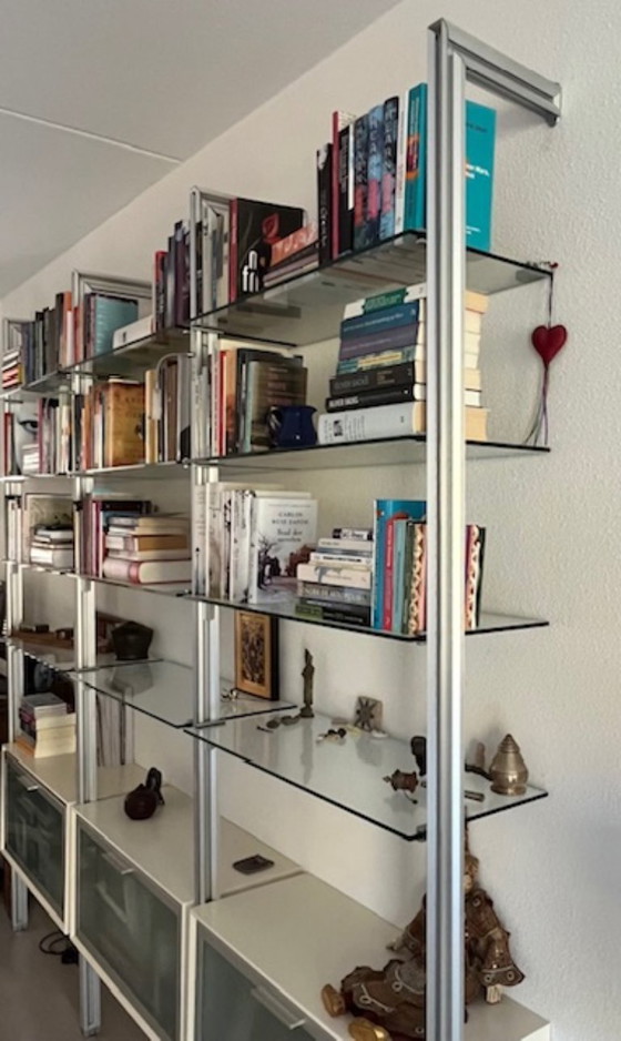 Image 1 of Armario de pared de diseño - Kasten Studio Duiven - vidrio/aluminio con armarios bajos