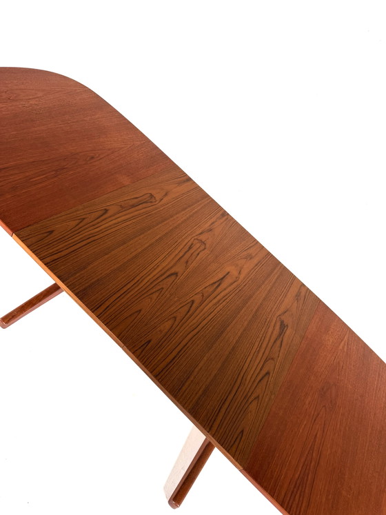 Vintage XL verlengbare Deense teakhouten eettafel ‘60 – Tavoli da pranzo, Wood (photo 9 of 15)