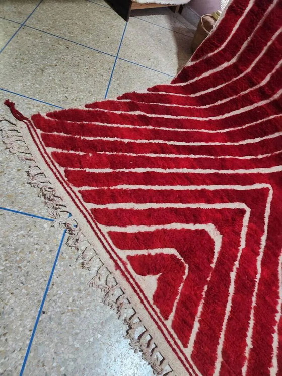 Gebroken wit Marokkaans vloerkleed met geometrische patronen, 200cm x 300cm – Vloerkleden en tapijten, Wool (photo 2 of 7)