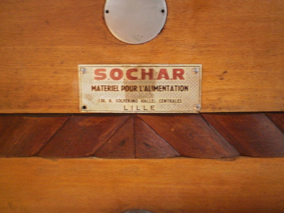 Image 1 of antique butcher table [1]