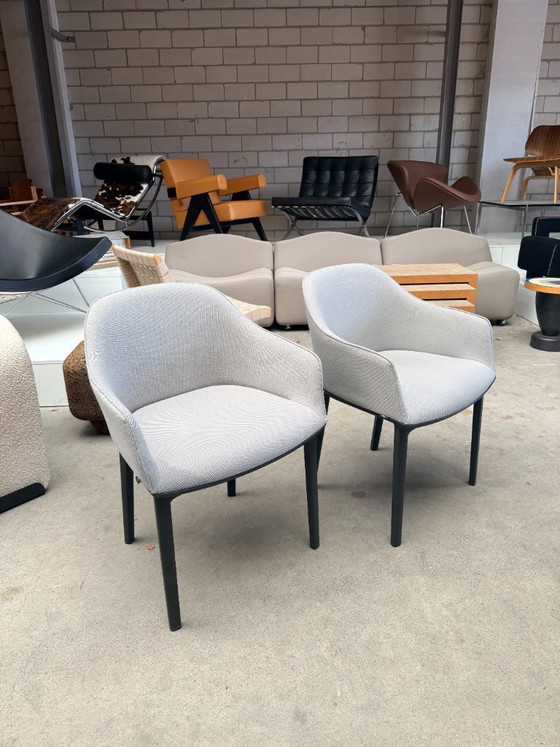 Set von 6 Vitra Softshell Stühlen, Ronan und Erwan Bouroullec (Setpreis) – Esszimmerstühle, Kunststoff, Stoff (photo 2 of 6)