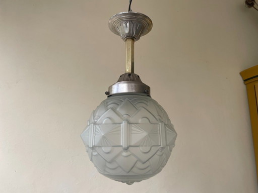 Hanging lamp Ceiling lamp art deco 1930 French