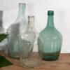 Antieke gekleurde mandflessen (ca. 1920). Set van 3 stuks #25 – Schalen, Glass (photo 9 of 10)
