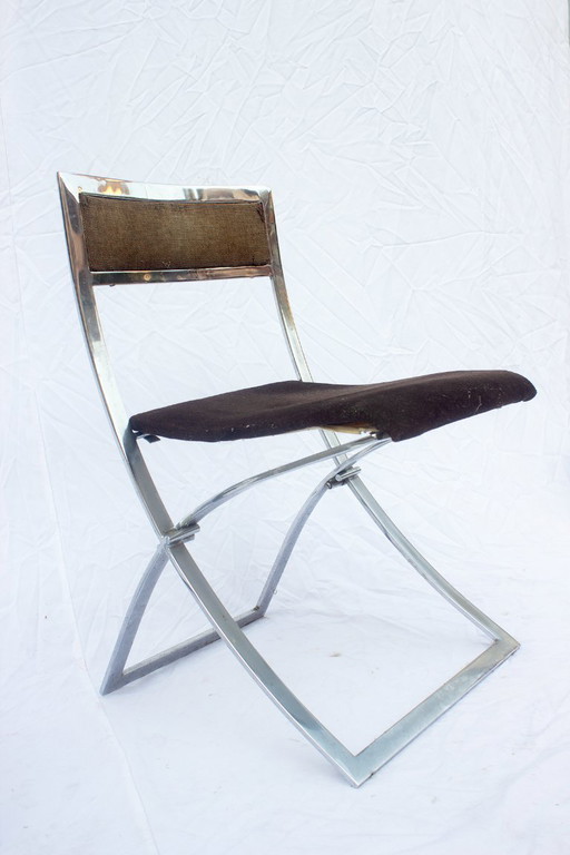 Par de sillas plegables vintage "Luisa" (o "Luiza") de Marcello Cueno