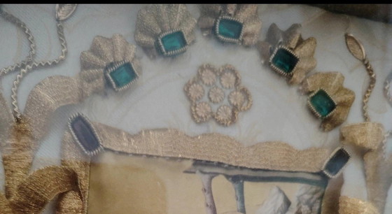 Image 1 of Votief plaquette, 3D vintage klooster handgemaakt door Benedetto Bonfigli, Religieuze volkskunst