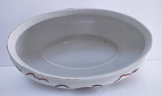 Image 1 of Jardinera Art Déco "Ceylon", loza K&G Lunéville