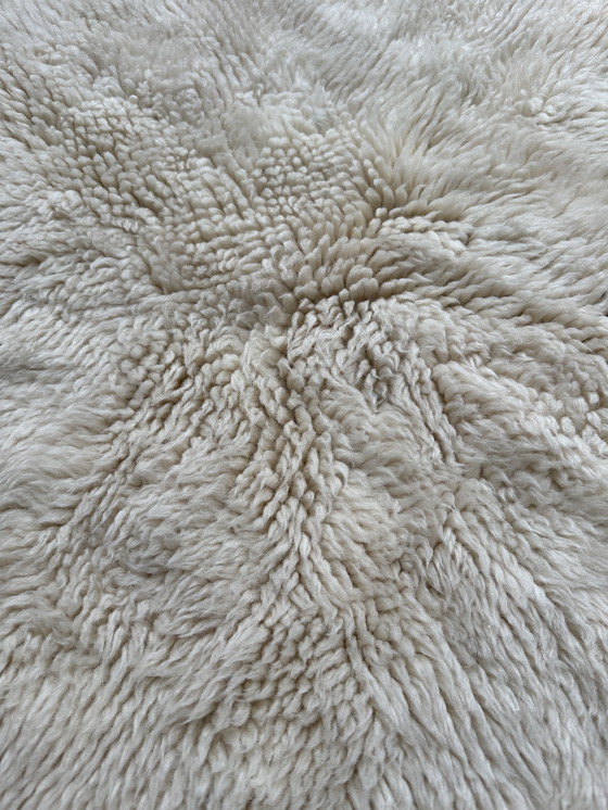 Image 1 of Round unique Béni ouarain rug 100% handmade 