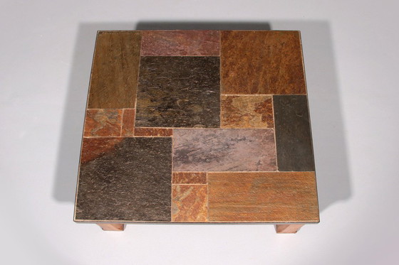 Image 1 of Authentic Norwegian Slate Coffee Table from the Mountains of Otta 