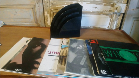 Kunststof „Crayonne“ vinylhouder circa 70/80 – Tijdschriftenrek, Plastic, Vintage (photo 16 of 16)