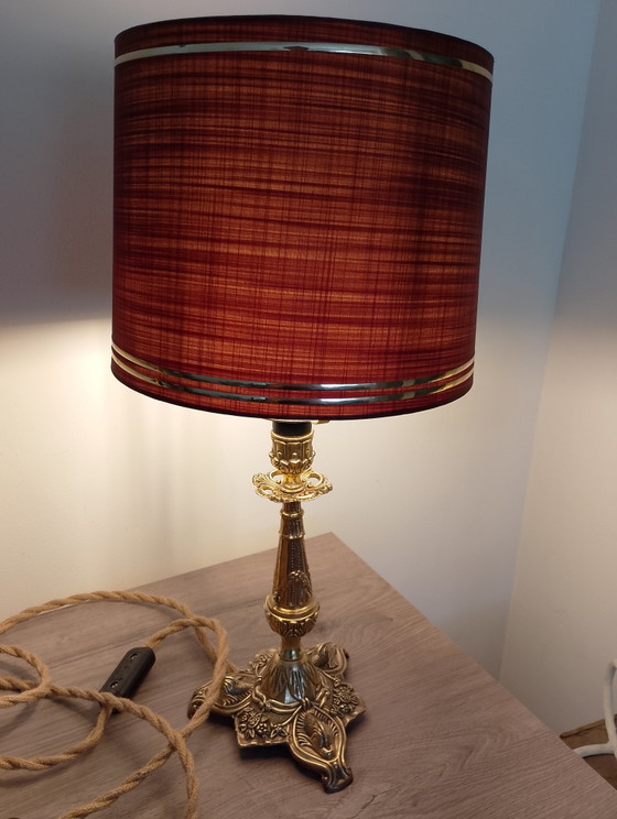 Image 1 of Coppia di candelabri in bronzo in stile barocco impero italiano.