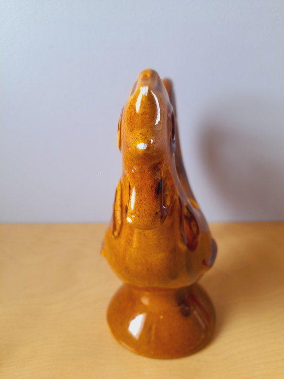 Image 1 of Keramische Haan Spade Bloemen 1960