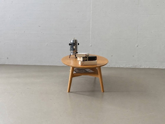 Table basse ovale Mid-Century avec étagère – Style scandinave – Tables basses, Wood (photo 5 of 12)