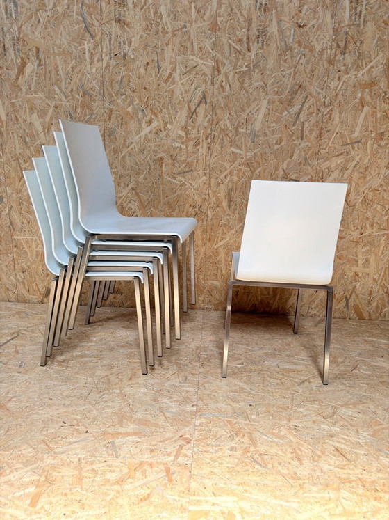 Image 1 of 6 chaises Pedrali Kuadra