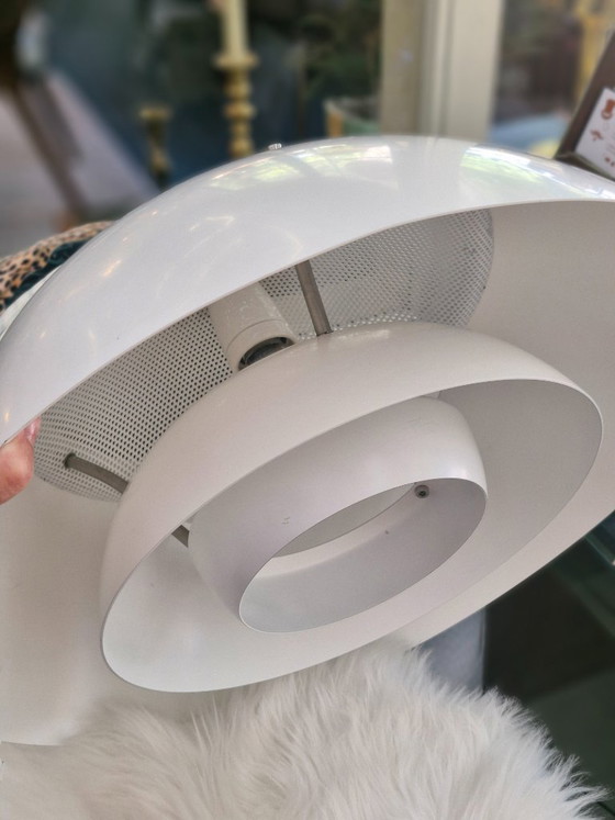 Danish Design Vintage Pendant Lamp "Safari" White – Christian Hvidt, Metal (photo 4 of 6)