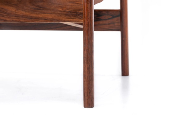 Cognac Leather & Wood Wingback Lounge Chair by Ib Kofod Larsen for Fröscher, 1970s – Kofod-Larsen, Armchairs (photo 11 of 26)