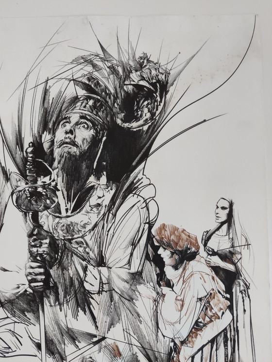 Image 1 of Raymond Moretti, Litografía, El Señor de la Mancha y Pancho