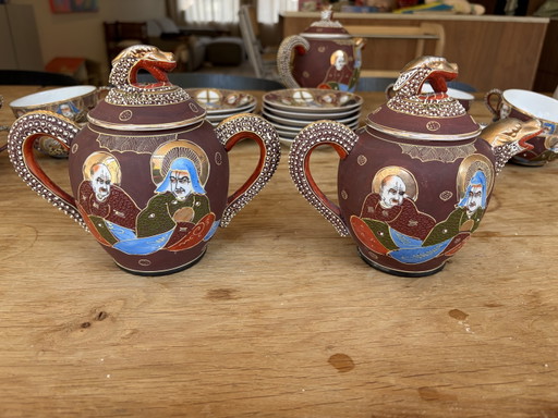 Chinesisches Teeservice – tafelwaar, Ceramic (photo 2 of 15)