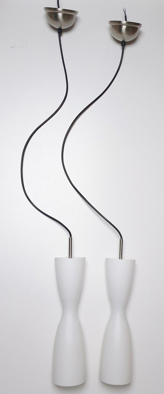 Image 1 of Hala Zeist 2 Lampes à Suspension en Verre Opalin