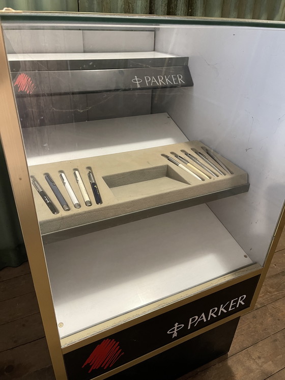 Image 1 of Espositore per penne Parker, espositore per orologi retrò vintage