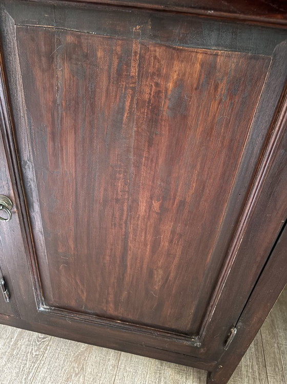 Credenza in legno massello marrone scuro – Credenze, Wood (photo 9 of 10)