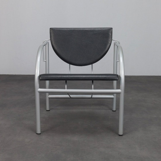 Image 1 of Coppia di poltrone in pelle Kokatu di M.A. Cigan per Akaba, Spagna, anni '80